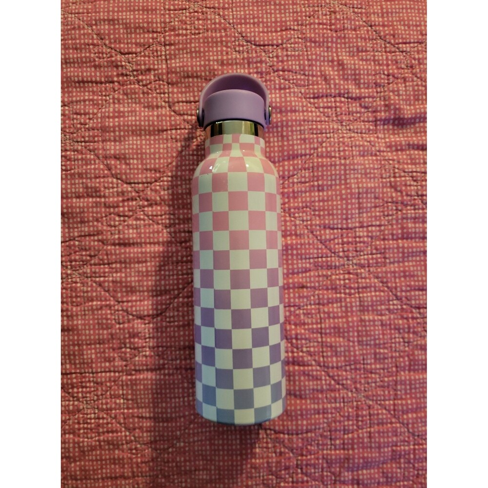 Checkerboard Water Bottle